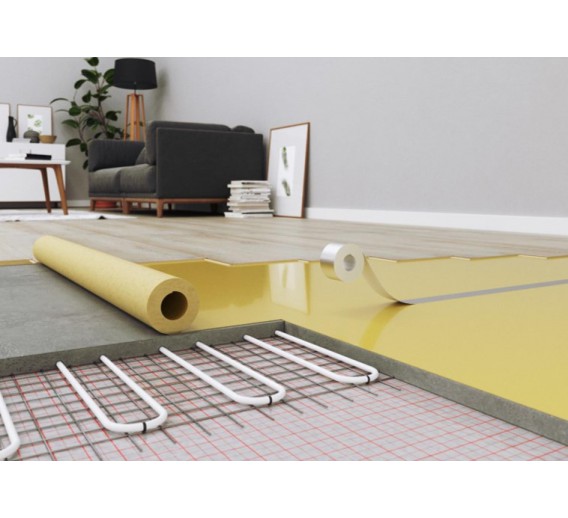 Vidaus apdailos prekės. Grindų dangos. Laminatas. Paklotai grindų dangoms. Paklotas AFIRMAX SOLID STEP 1,1 mm/6 m x 1 m 