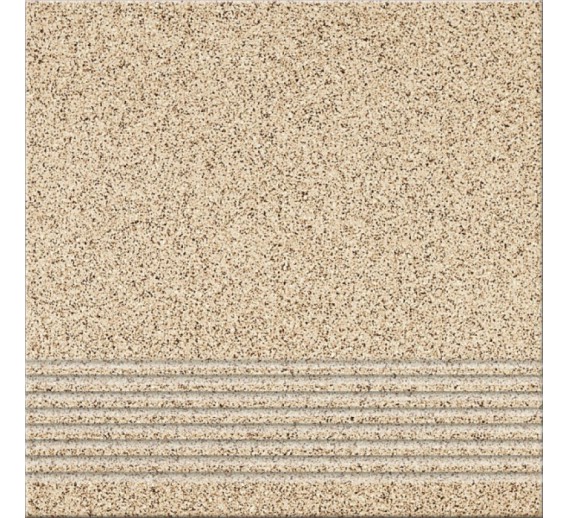 Vidaus apdailos prekės. Plytelės. Akmens masės plytelės. Pakopinė plytelė MILTON BEIGE 29,7x29,7 cm 