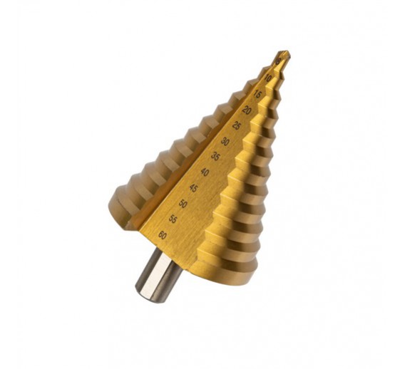 Darbo įrankiai. Įrankių priedai. Grąžtai metalui. Pakopiniai grąžtai metalui. Pakopinis grąžtas metalui Specialist+ 6-60 mm