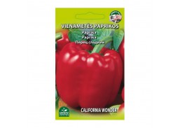 Sodo ir daržo prekės. Sėklos, daigyklos, durpinės tabletės. Paprikų sėklos. Paprika California Wonder 0.3 g 