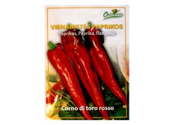 Sodo ir daržo prekės. Sėklos, daigyklos, durpinės tabletės. Paprikų sėklos. Paprika Corno di toro rosso 0,5g 