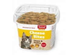 Gyvūnų prekės. Gyvūnėlių priežiūros priemonės. Naminių gyvūnų maistas. Pašaro papildas Sanal Cheese Bites cup 75 g. 