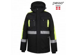 Pašiltinta Pesso striukė NOVA L juoda/geltona 