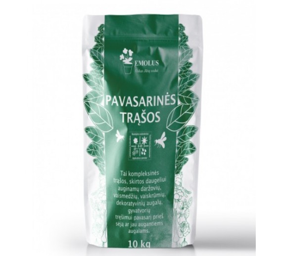 Sodo ir daržo prekės. Trąšos ir durpių substratai. Trąšos. Birios trąšos. Pavasarinės trąšos Emolus 10 kg 