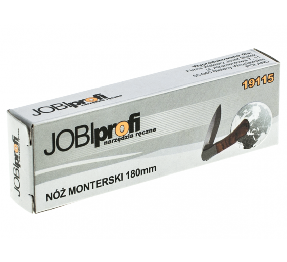Darbo įrankiai. Mechaniniai įrankiai. Peiliai ir geležtės. Atlenkiami peiliai. Peilis atlenkiamas Jobiprofi 180 mm 