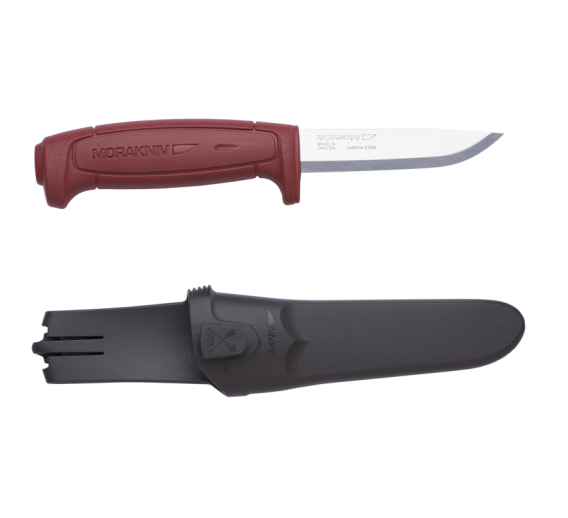 Darbo įrankiai. Mechaniniai įrankiai. Peiliai ir geležtės. Statybiniai peiliai, iškylavimo peiliai. Peilis Morakniv Basic 511 anglinio plieno geležtė 