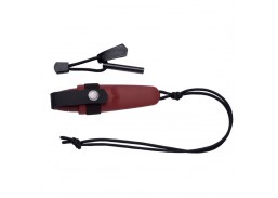 Darbo įrankiai. Mechaniniai įrankiai. Peiliai ir geležtės. Statybiniai peiliai, iškylavimo peiliai. Peilis Morakniv® Eldris Red, su ugnies skeltuvu