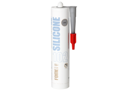 Pelėsiui atsparus silikonas FOME FLEX sanitary 102 pilkas 