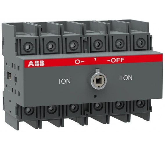 Elektros prekės. Moduliniai automatikos komponentai. Instaliaciniai automatiniai jungikliai. Perjungiklis 3P 100A 1-0-2 