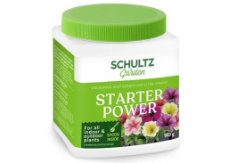 Sodo ir daržo prekės. Trąšos ir durpių substratai. Trąšos. Birios trąšos. Persodinimo stimuliatorius Schultz Start Power 900 g