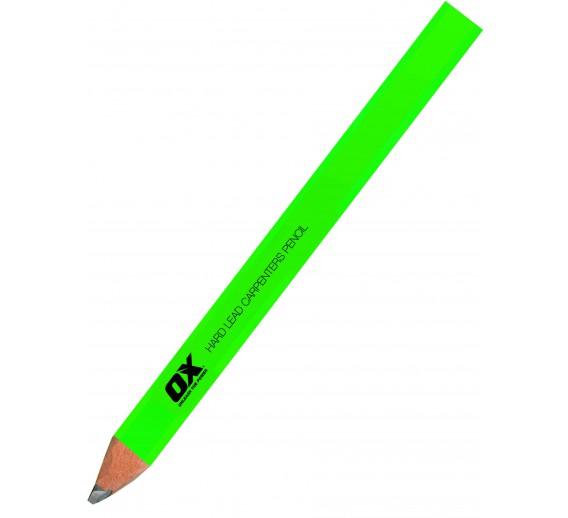 Darbo įrankiai. Mechaniniai įrankiai. Žymėjimo įrankiai - pieštukai, žymekliai, markeriai. Pieštukai. Pieštukas OX T žalias 10 vnt. 