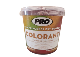 Dažai. Dažai, dažymo įrankiai, dažymo juostos. Pigmentai dažams. Pigmentas betonui PRO COLORANT raudona 1,5kg 