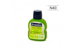 Dažai. Dažai, dažymo įrankiai, dažymo juostos. Pigmentai dažams. Pigmentas Sniežka COLOREX salotinis N40, 100 ml 