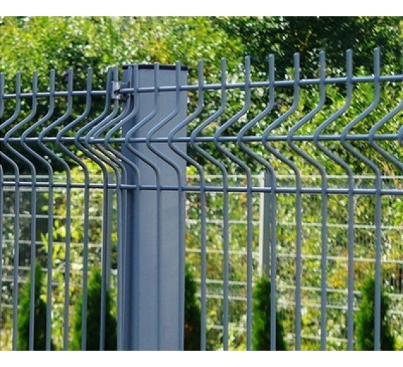 Metalų gaminiai . Tvoros, tvoralentės, tinklai tvoroms. Segmentinės tvoros, varteliai. Pilkas tvoros segmentas h-1030 mm, d-4 mm, RAL7016 
