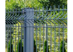 Metalų gaminiai . Tvoros, tvoralentės, tinklai tvoroms. Segmentinės tvoros, varteliai. Pilkas tvoros segmentas h-1030 mm, d-5 mm, RAL7016 