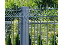 Metalų gaminiai . Tvoros, tvoralentės, tinklai tvoroms. Segmentinės tvoros, varteliai. Pilkas tvoros segmentas h-1530 mm, d-5 mm, RAL7016 