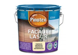 Dažai. Medienos apsaugos ir dekoravimo priemonės. Pinotex produktai. Pinotex dažyvė Facade Lasur bespalvė 3l 