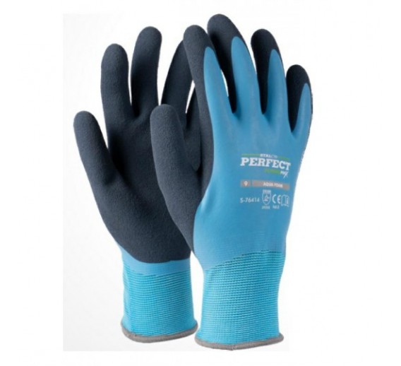 Darbo saugos prekės. Darbo pirštinės. Pirštinės AQUA FOAM 11/XL d. 