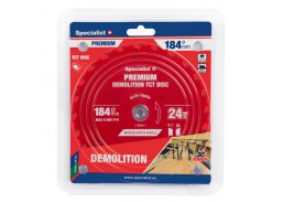 Darbo įrankiai. Įrankių priedai. Diskai diskiniams pjūklams. Pjovimo diskas 184x24Tx20 Demolition Specialist+ 