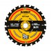 Darbo įrankiai. Įrankių priedai. Diskai diskiniams pjūklams. Pjovimo diskas medienai DeWalt ELITE CSB 165x20mm 24T  pigiau