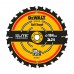 Darbo įrankiai. Įrankių priedai. Diskai diskiniams pjūklams. Pjovimo diskas medienai DeWalt ELITE CSB 184x16mm 24T  kaina