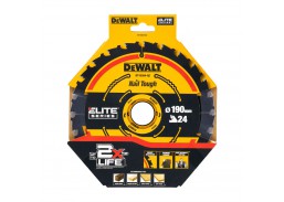 Darbo įrankiai. Įrankių priedai. Diskai diskiniams pjūklams. Pjovimo diskas medienai DeWalt ELITE CSB 190x30mm 24T 