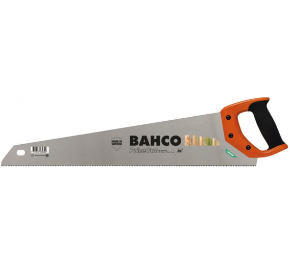 Darbo įrankiai. Mechaniniai įrankiai. Rankiniai pjūklai. Rankiniai pjūklai medžiui. Pjūklas medienai Bahco PrizeCut 16 400 mm 