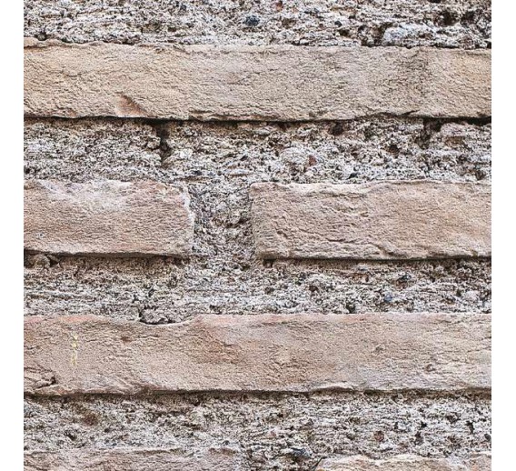 Vidaus apdailos prekės. Sienų apdailos medžiagos. PVC lentelės. Plastikinė vidaus dailylentė VOX Narrow brick 265x25 cm 