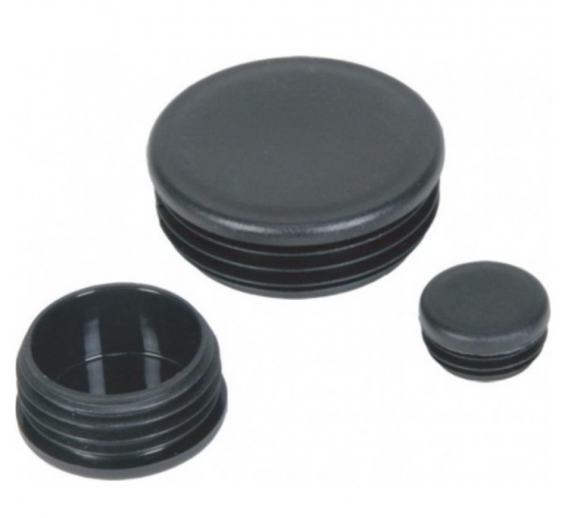 Metalų gaminiai . Plastikiniai vamzdžių dangteliai, kamšteliai. Plastikinis apvalus kamštelis ZO d-30 mm 5 vnt 
