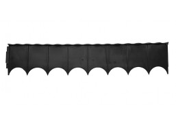 Sodo ir daržo prekės. Atramos, laikikliai augalams. Plastikinis atitvaras PLASTBORT EGDE rudas, 60 cm x 12 cm 