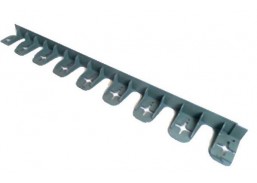 Sodo ir daržo prekės. Atramos, laikikliai augalams. Plastikinis bortas 4.5x800 mm žalias 