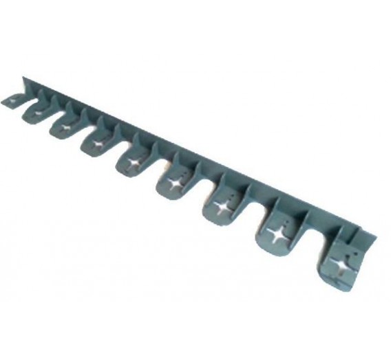 Sodo ir daržo prekės. Atramos, laikikliai augalams. Plastikinis bortas 4.5x800 mm žalias 