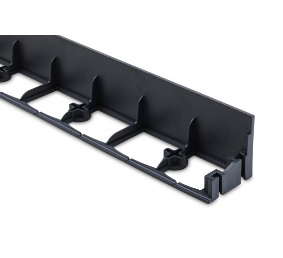 Sodo ir daržo prekės. Atramos, laikikliai augalams. Plastikinis bortas E-04 J1 45 mm juodas 
