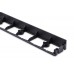 Plastikinis bortas E-04 J1 78 mm juodas 