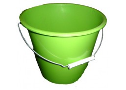 Plastikinis kibiras su metaline rankena 10l 