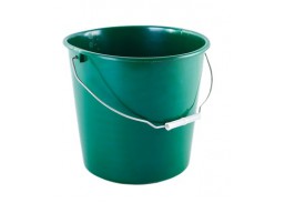 Namų apyvokos prekės. Švaros prekės. Kibirai, dubenys, šiukšliadėžės. Plastikiniai kibirai. Plastikinis kibiras su metaline rankena 10l 