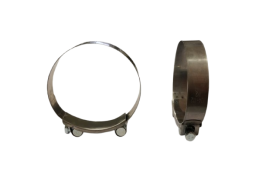 Tvirtinimo detalės. Sąvaržos. Pastiprintos sąvaržos. Plati sąvarža su varžtu 104-112 mm 