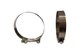 Tvirtinimo detalės. Sąvaržos. Pastiprintos sąvaržos. Plati sąvarža su varžtu 113-121 mm 