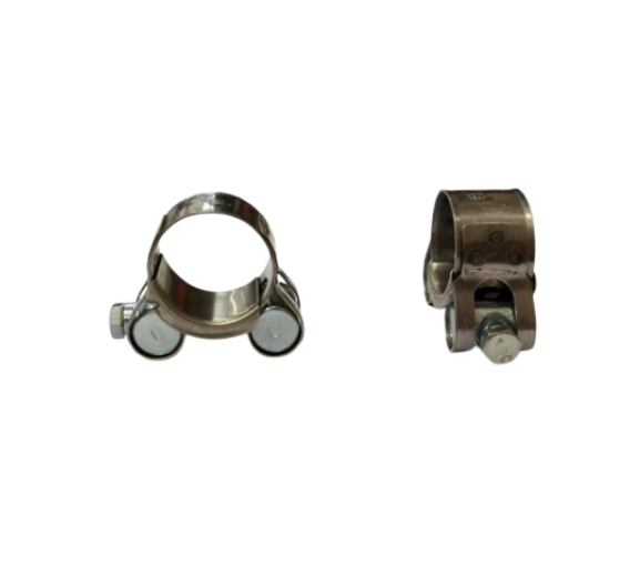 Tvirtinimo detalės. Sąvaržos. Pastiprintos sąvaržos. Plati sąvarža su varžtu 23-25 mm 