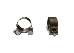 Tvirtinimo detalės. Sąvaržos. Pastiprintos sąvaržos. Plati sąvarža su varžtu 26-28 mm 