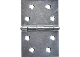 Vidaus apdailos prekės. Durys, jų dalys. Durų furnitūra. Lankstai, vyriai. Platus vyris 50x75x1,2mm