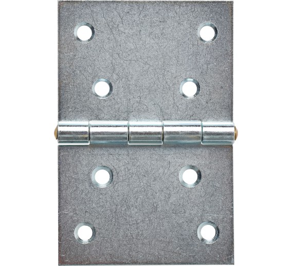 Vidaus apdailos prekės. Durys, jų dalys. Durų furnitūra. Lankstai, vyriai. Platus vyris 60x90x1,4mm