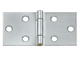 Vidaus apdailos prekės. Durys, jų dalys. Durų furnitūra. Lankstai, vyriai. Platus vyris cinkuotas 80x40mm