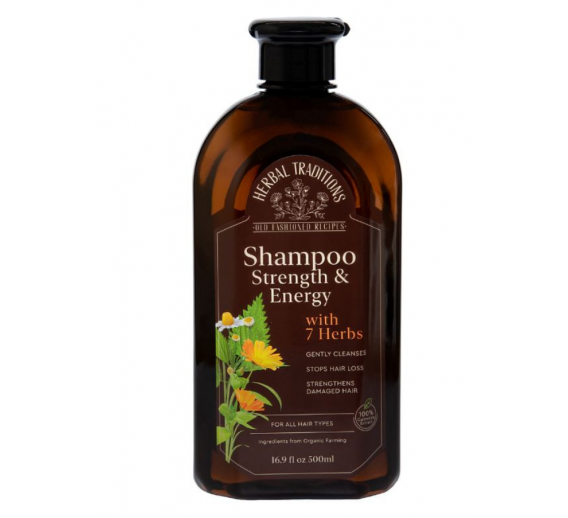 Švaros prekės. Kūno ir plaukų priežiūros priemonės. Plaukų šampūnas Herbal 7 žolelių 500ml 