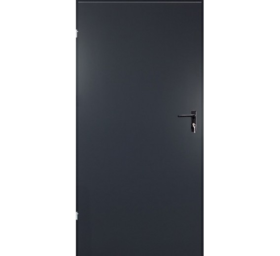 Vidaus apdailos prekės. Durys, jų dalys. Durys. Metalinės durys. Plieninės techninės durys URAN, antracito spalvos 890x2090 K Vidaus apdailos prekės. Durys, jų dalys. Durys. Metalinės durys. Plieninės techninės durys URAN, antracito spalvos 890x2090 K