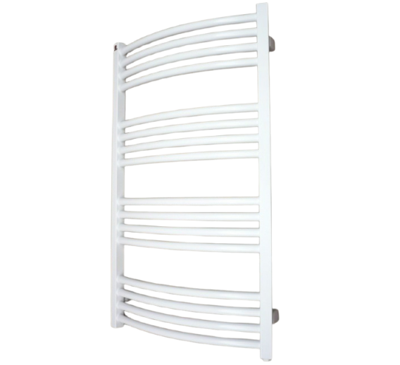 Santechnikos prekės. Vonios įranga. Rankšluosčių džiovintuvai-gyvatukai. Gyvatukai, kopėtėlės. Plieninis rankšluosčių džiovintuvas EP 54x90 KLD baltas 