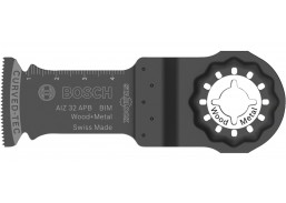 Darbo įrankiai. Įrankių priedai. Pjūkleliai medžiui ir metalui. Multifunkcinio įrankio pjūkliukai. Plokščias pjūklelis BOSCH AIZ 32 APB 32x50 mm 2608661644 