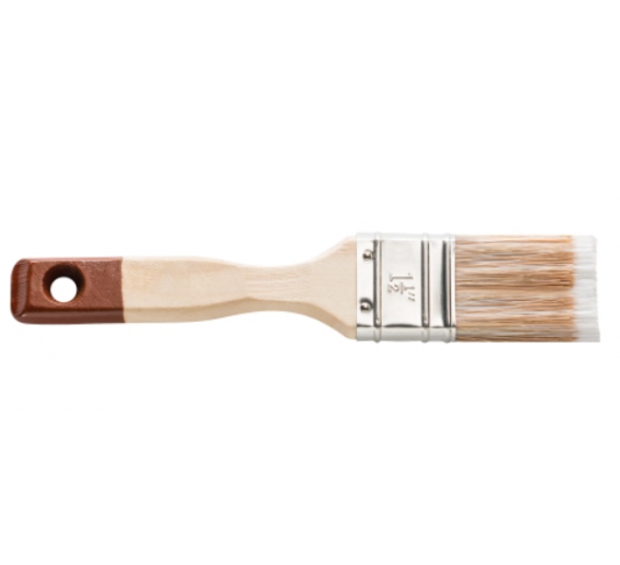 Dažai. Dažai, dažymo įrankiai, dažymo juostos. Dažymo ir glaistymo įrankiai. Teptukai. Plokščias teptukas HARDY 35x14 mm 