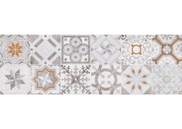 Plytelės Concrete style inserto patchwork, 20x60 cm 