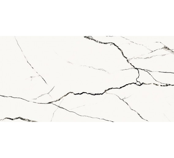 Vidaus apdailos prekės. Plytelės. Akmens masės plytelės. Plytelės ETERNAL WHITE POLISHED 59,8x119,8 cm 
